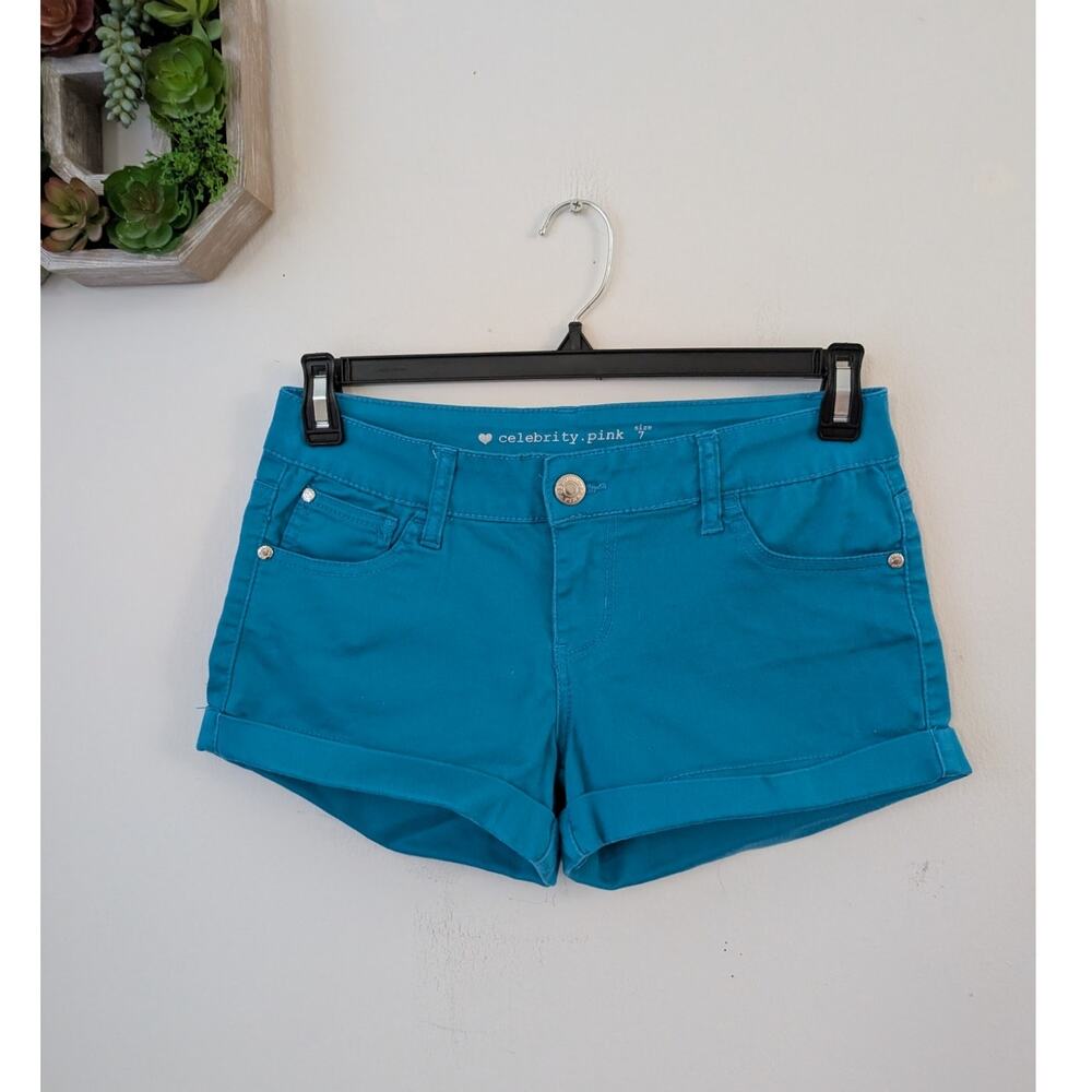 Celebrity Pink stretch denim shorts